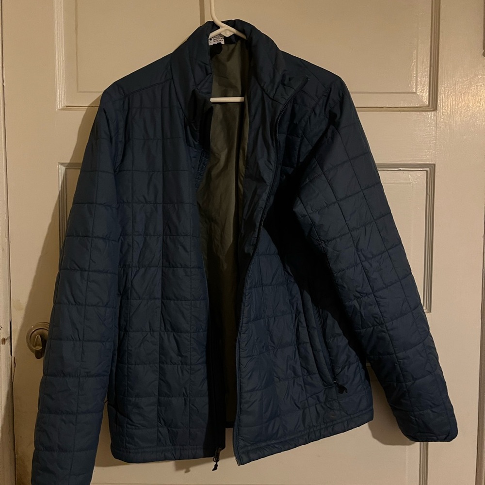 Men's Blue Quilted Jacket